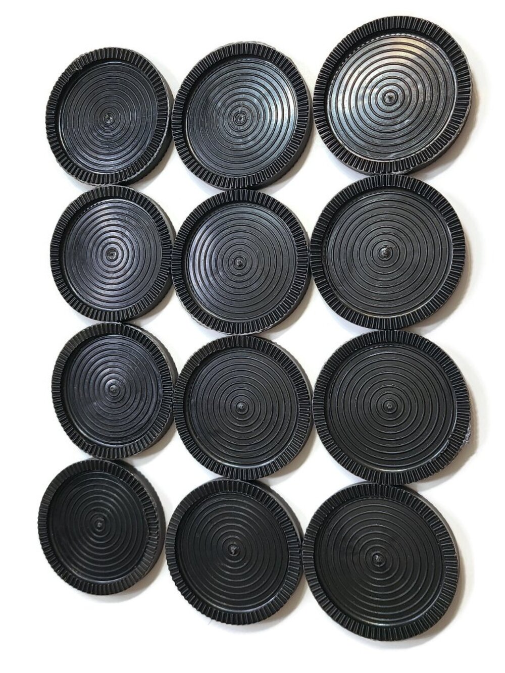 22 Jumbo Oversized 3" Checkers 12 Black 10 Red Replacement Pieces Arts Crafts - Picture 7 of 9